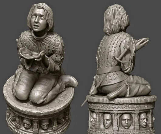 艾麗婭 斯塔克3D打印模型