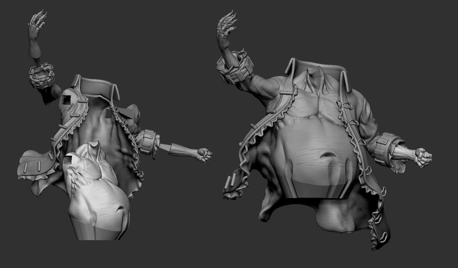 海賊王 黑胡子 馬歇爾·D·蒂奇3D打印模型