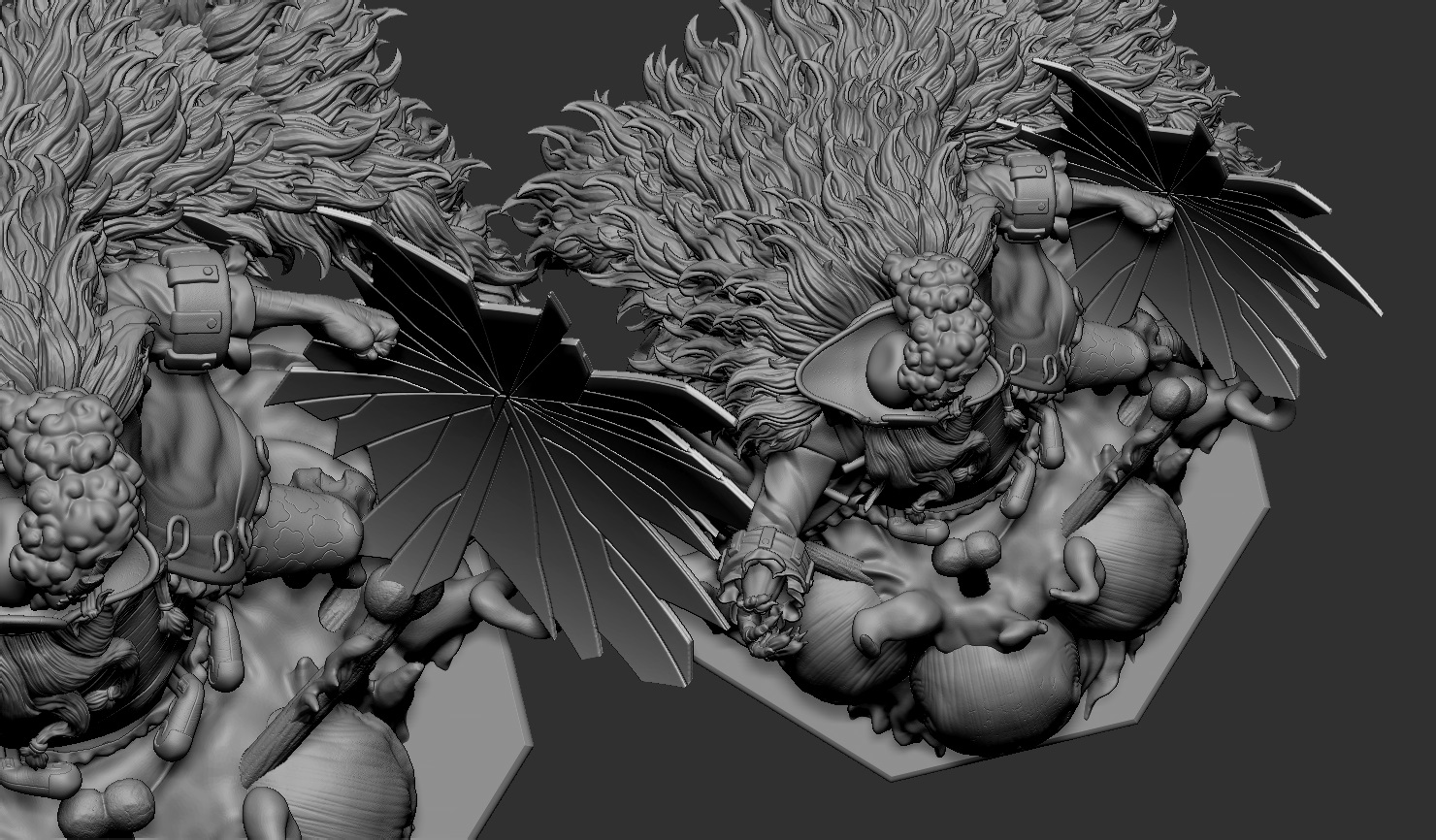 海賊王 黑胡子 馬歇爾·D·蒂奇3D打印模型