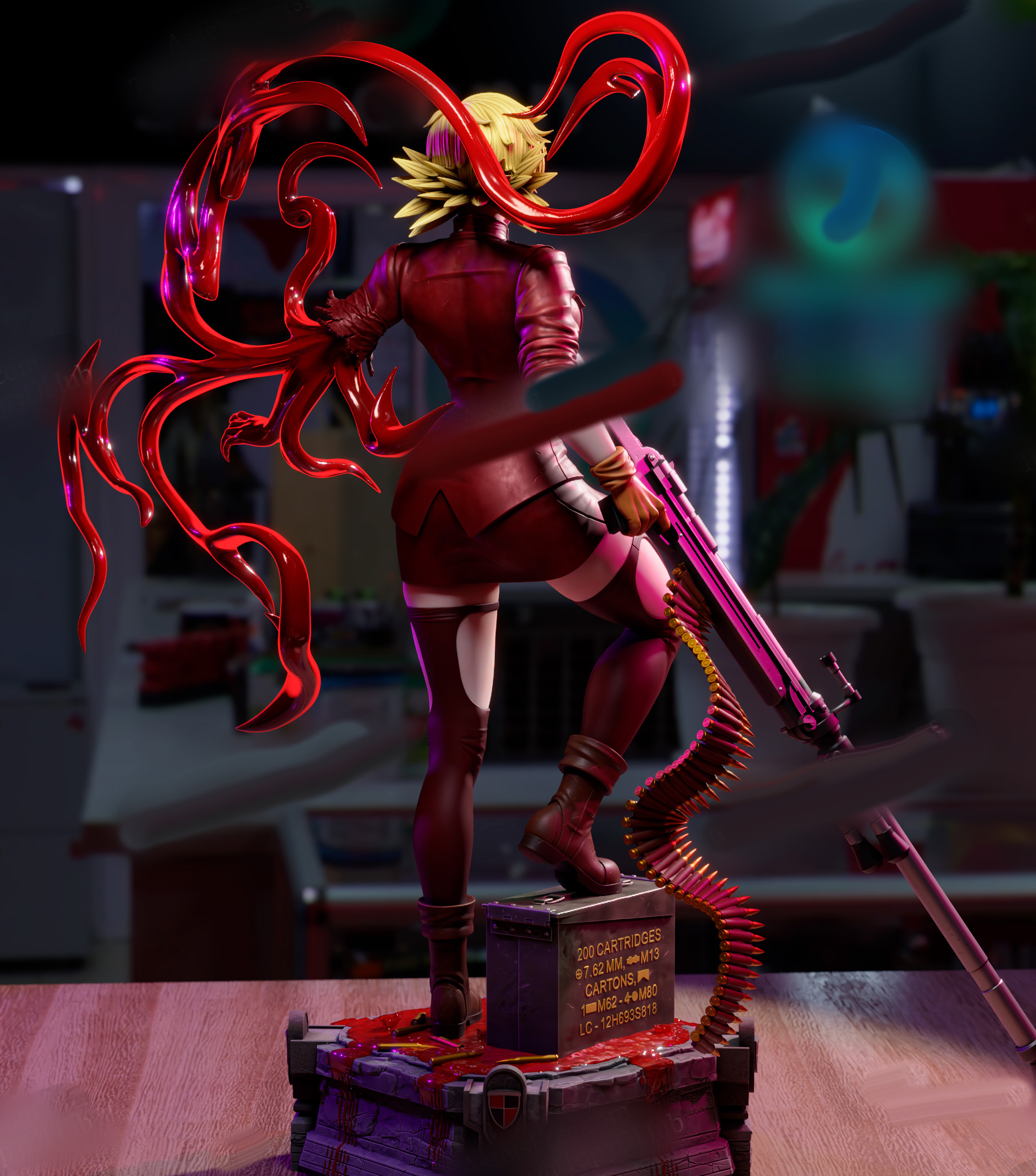 皇家國教騎士團 瑟拉絲·維多利亞3D打印模型