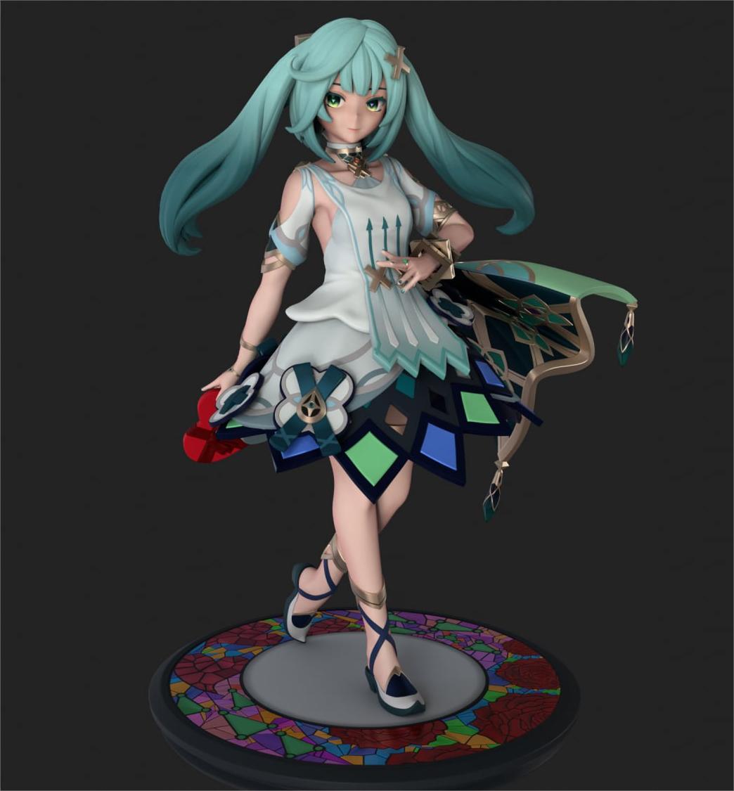 原神 琺露珊3D打印模型