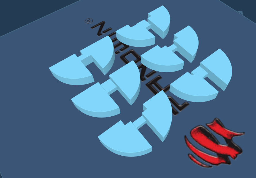 圓形抑智魯班鎖3D打印模型