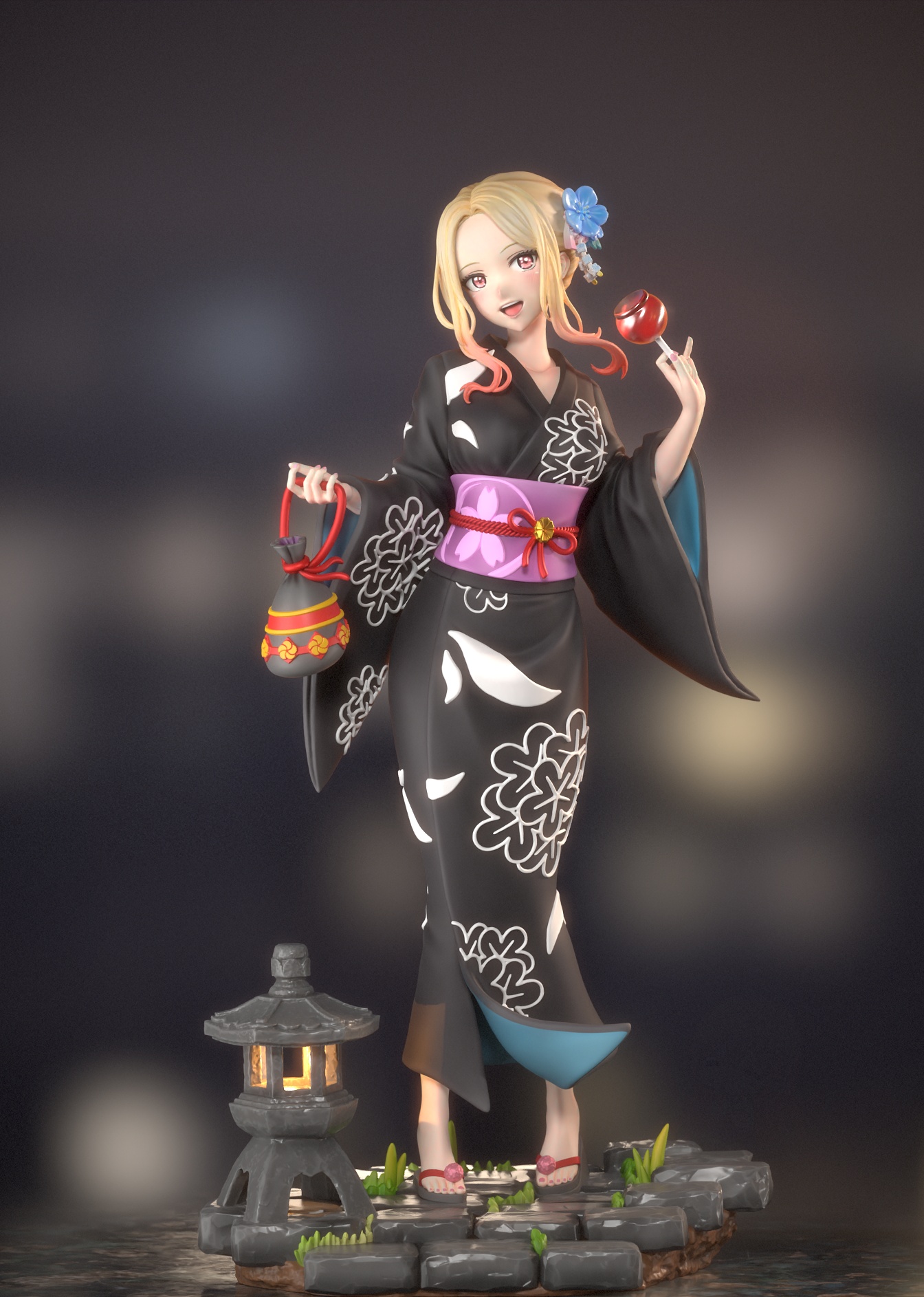 喜多川海夢(mèng)3D打印模型