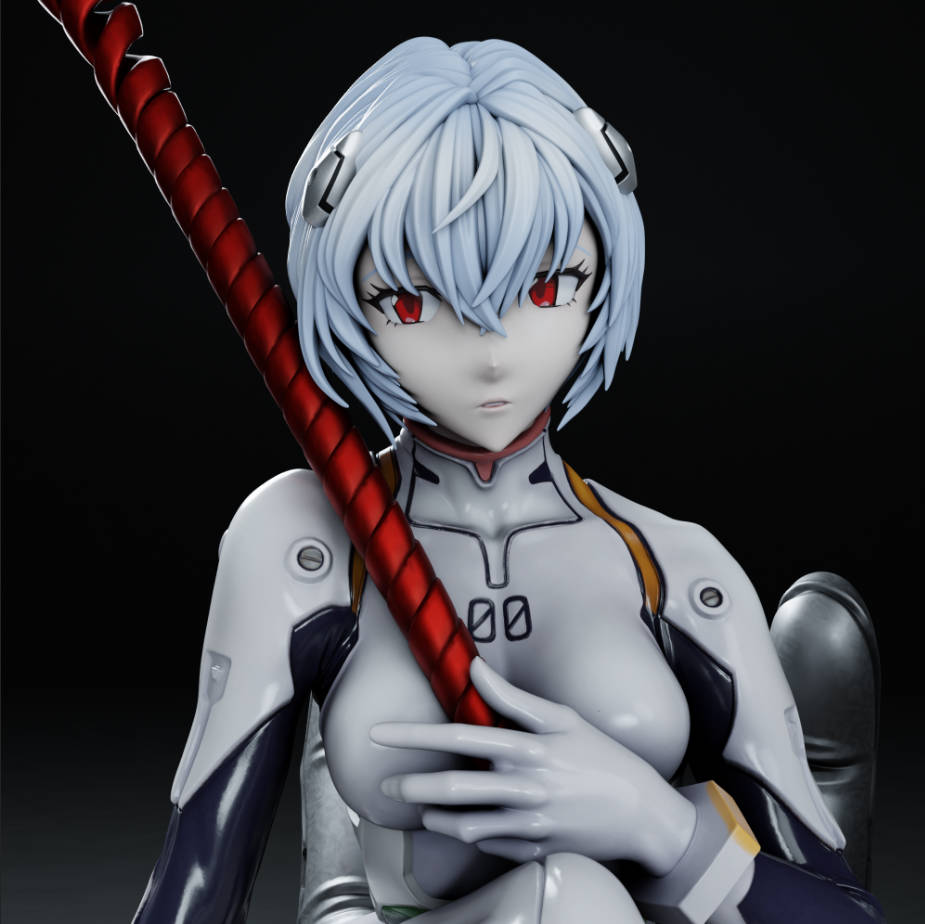 綾波麗 EVA 新世紀福音戰(zhàn)士3D打印模型