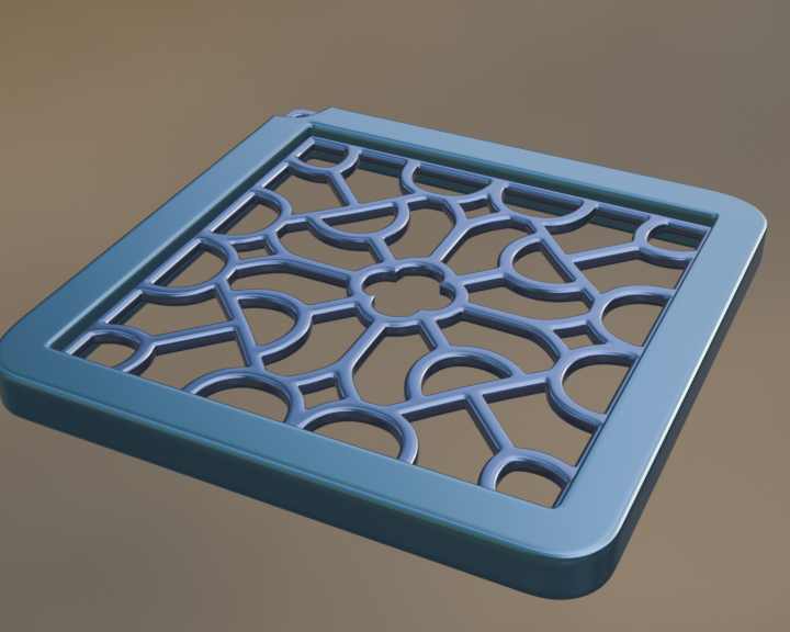 風(fēng)格化配飾3D打印模型