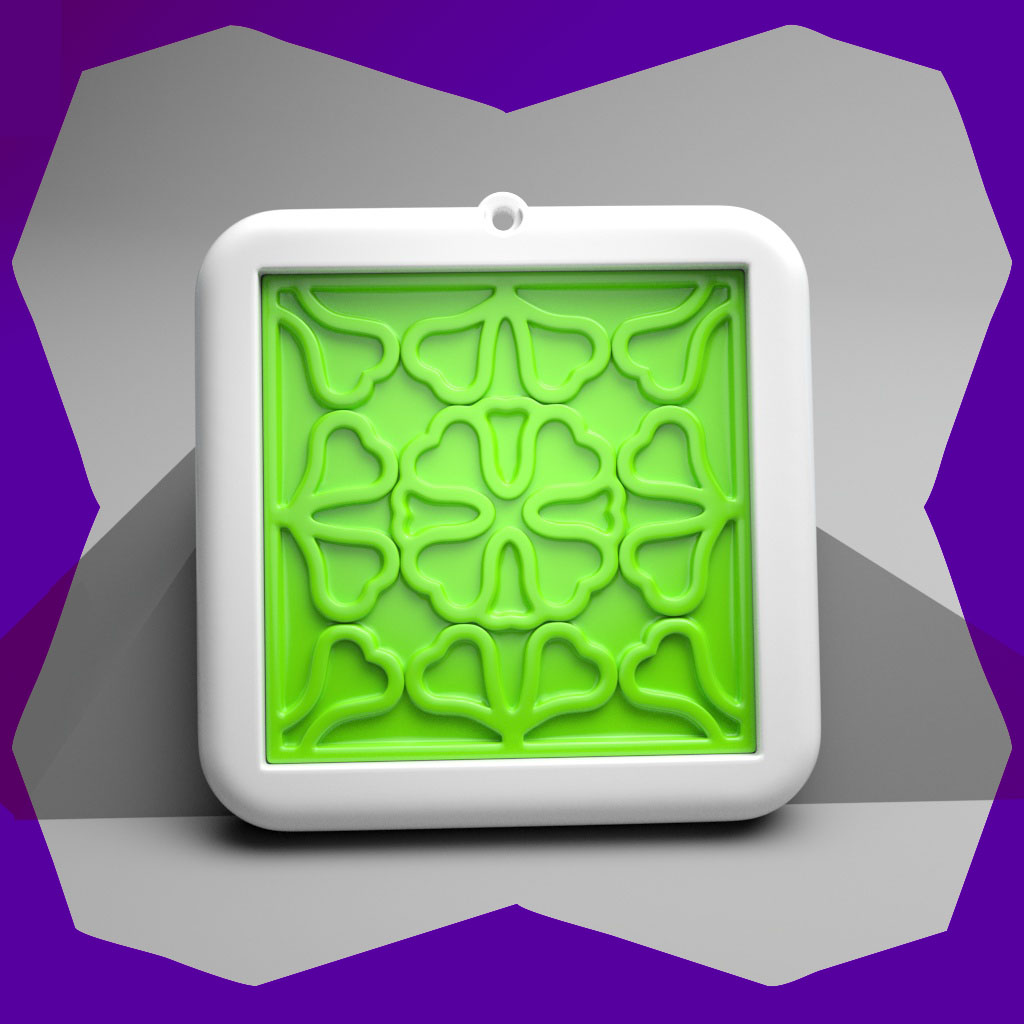 風(fēng)格化配飾紋樣3D打印模型