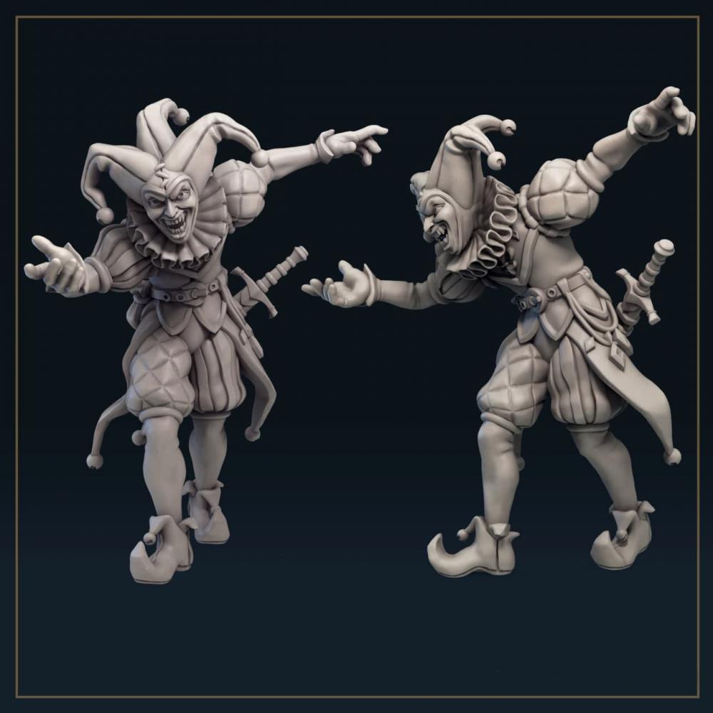 宮廷小丑3D打印模型