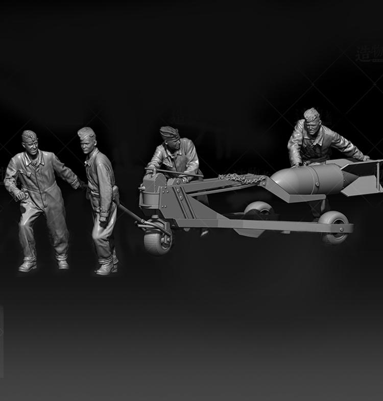二戰(zhàn)兵人53D打印模型