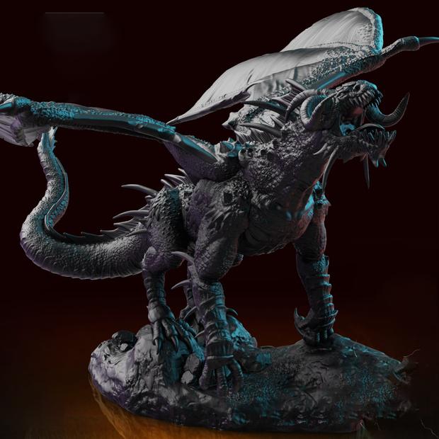 黑龍3D打印模型