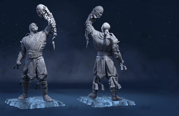 【真人快打】絕對(duì)零度 3D打印模型