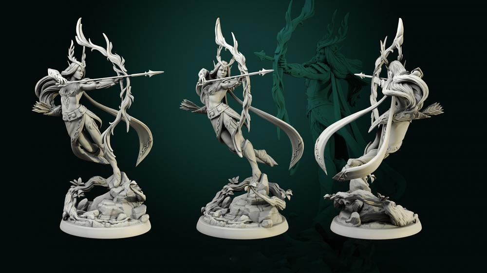 精靈弓箭手 尼爾3D打印模型