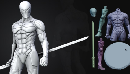 灰狐 合金裝備3D打印模型