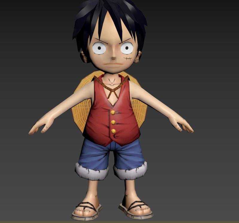 路飛三檔3D打印模型