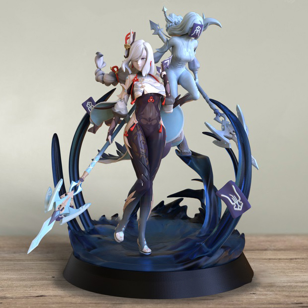 申鶴 3D打印模型