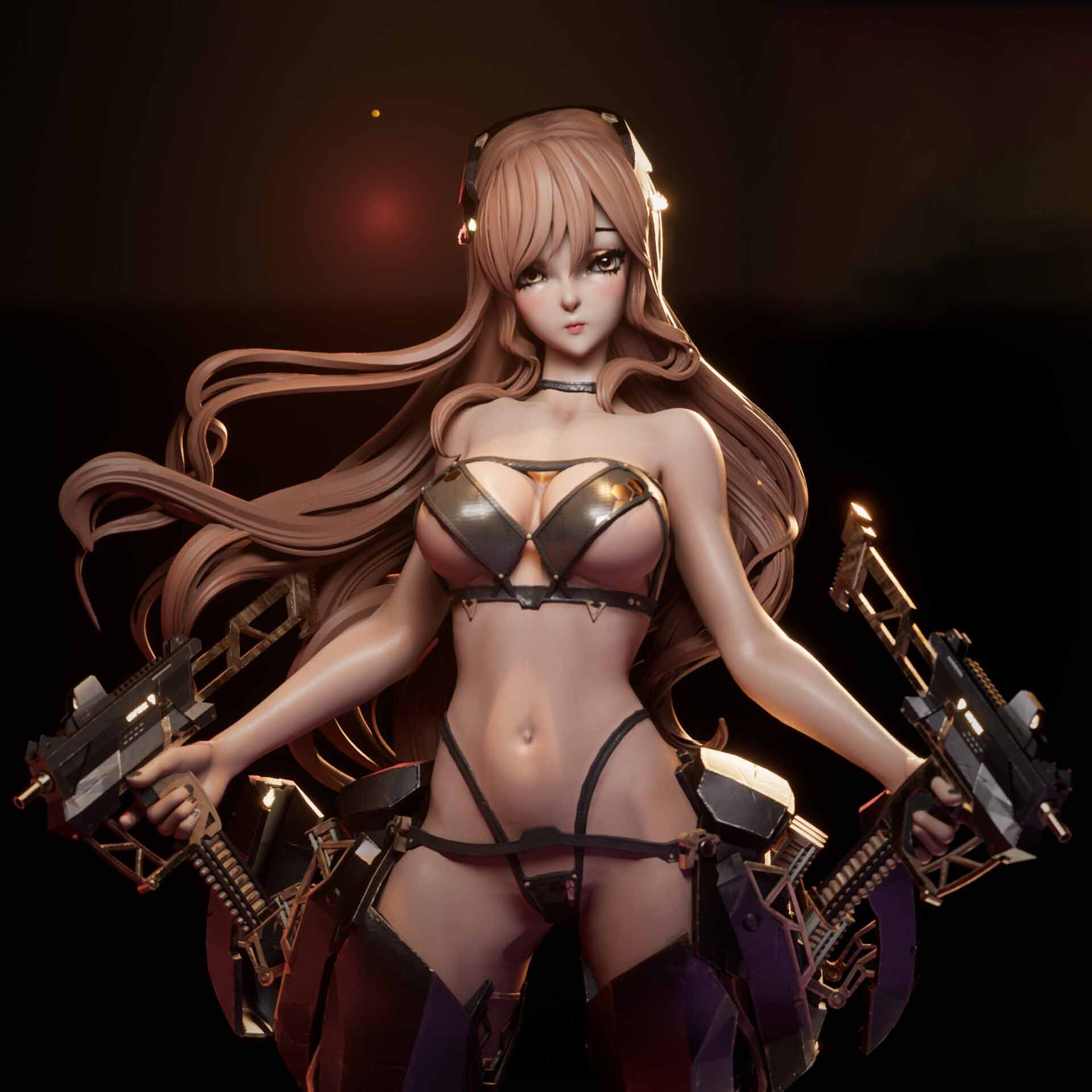 海博瑞斯工作室十月新品--機(jī)娘3D打印模型