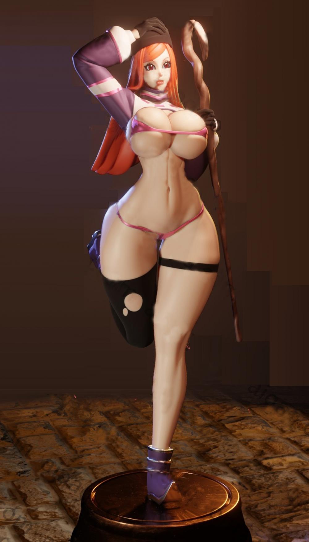 龍之皇冠 女法師3D打印模型