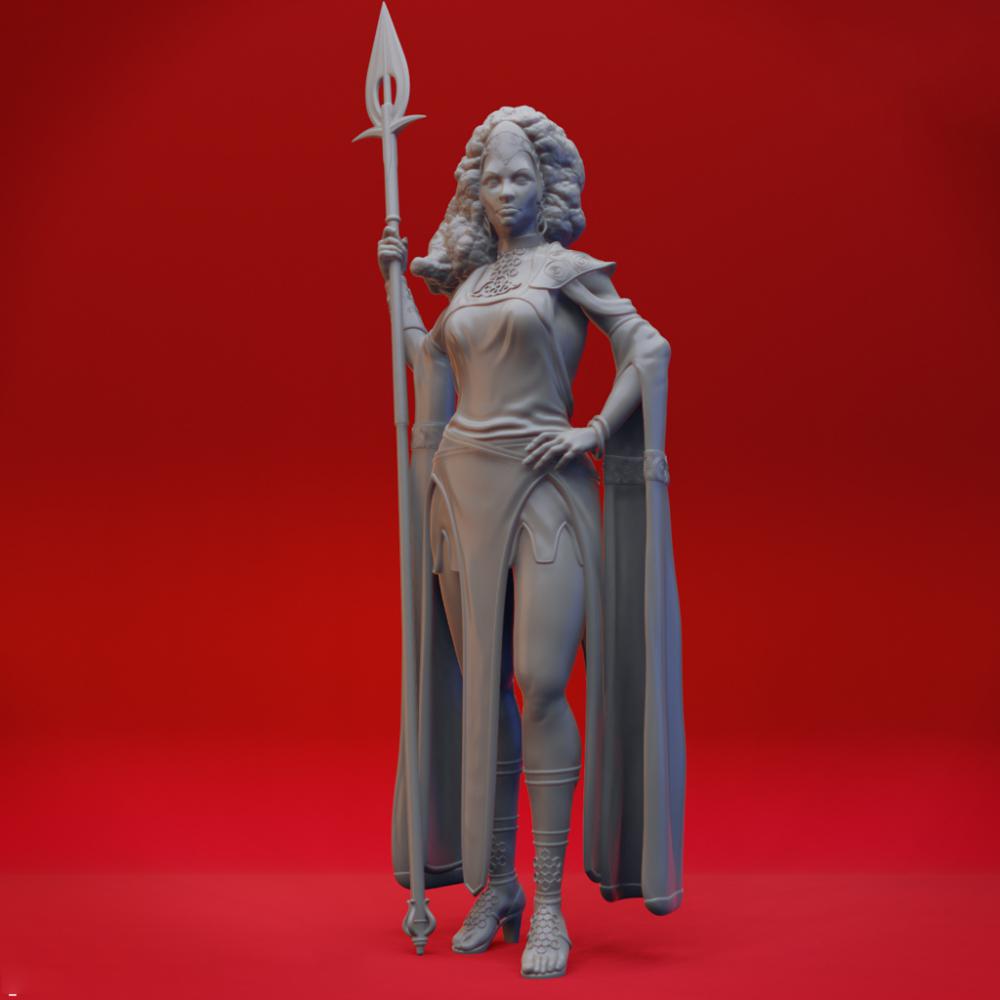 末日變異云巨人女法師3D打印模型