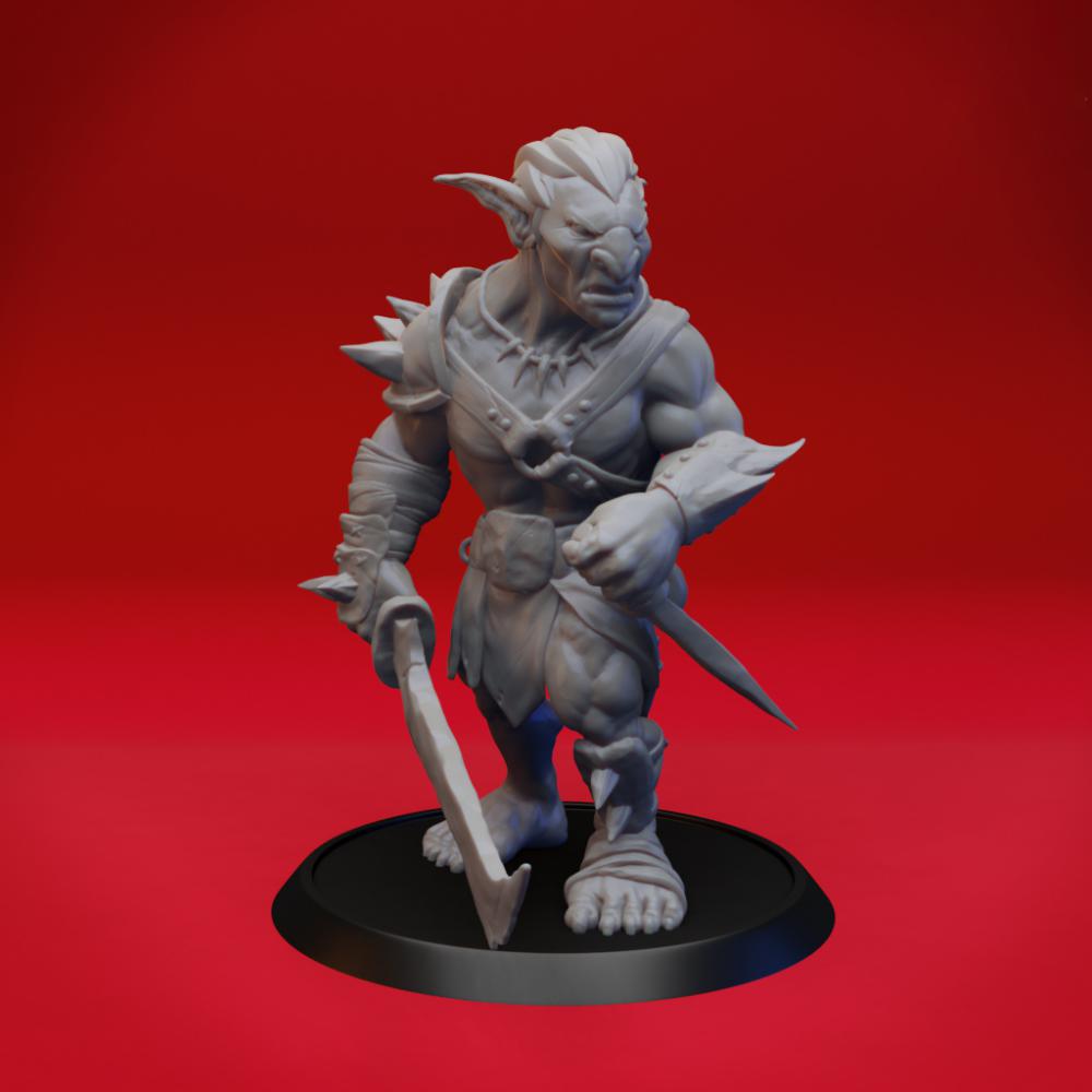 末日變異哥布林戰(zhàn)士3D打印模型