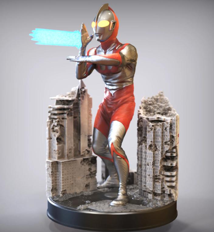 初代奧特曼3D打印模型