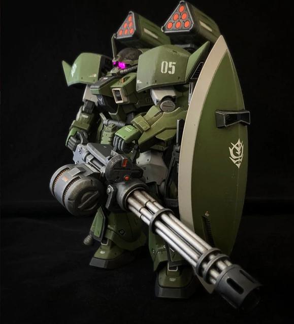 144 100比例 可并聯(lián) 6管加特林機(jī)槍3D打印模型