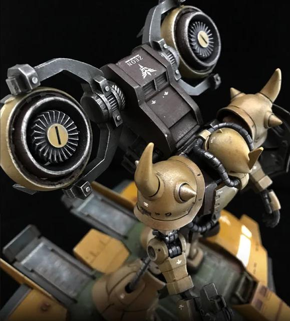 144 100比例 雷霆宙域 老虎飛行背包3D打印模型