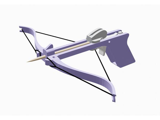 發(fā)射牙簽弩箭3D打印模型