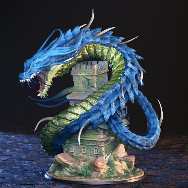 戰(zhàn)爭巨龍3D打印模型