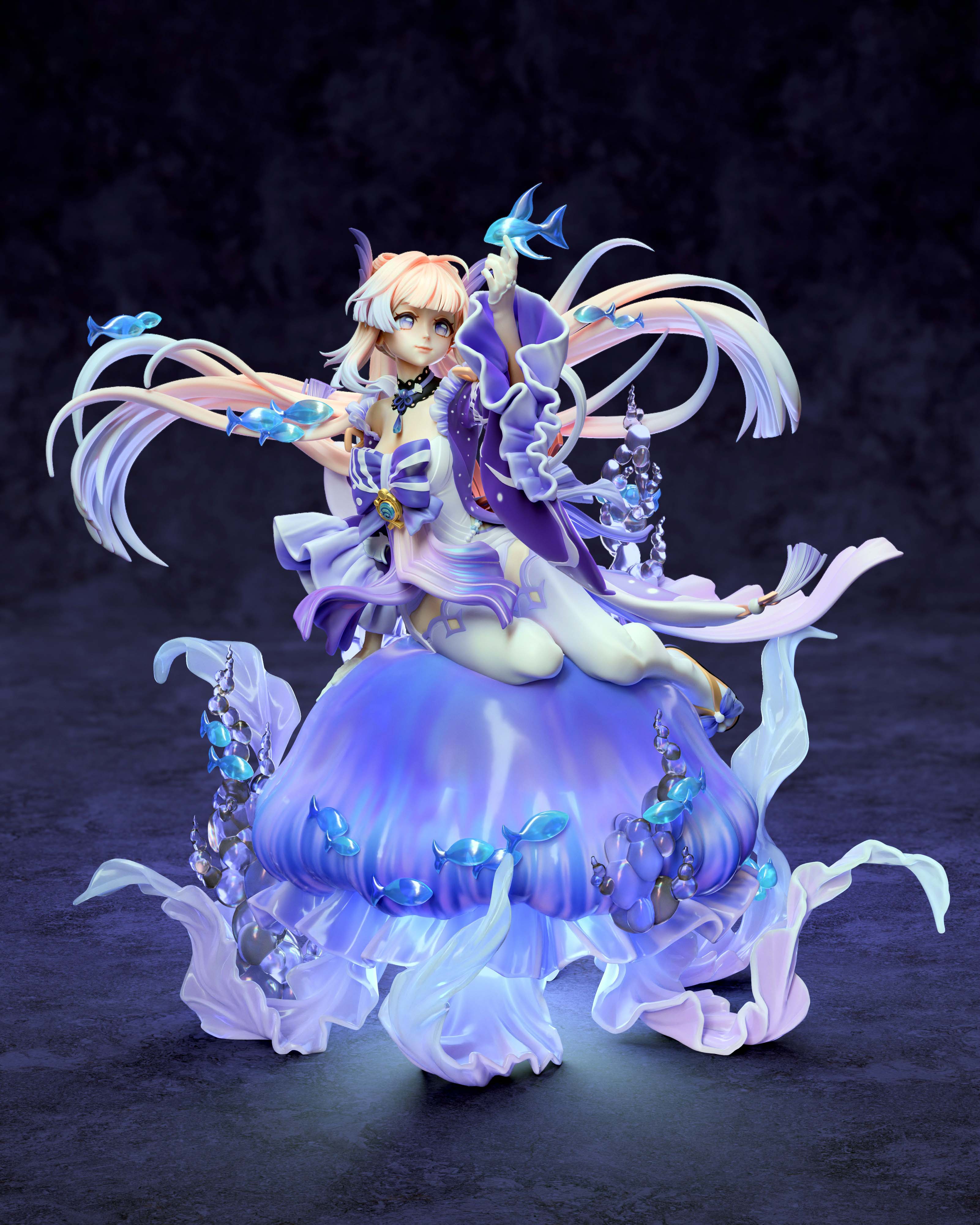 珊瑚宮心海3D打印模型