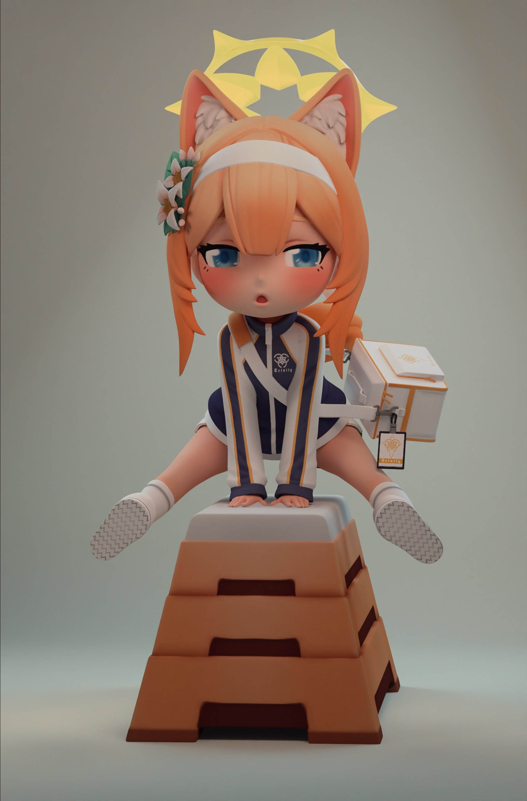 碧藍(lán)檔案 伊落瑪麗3D打印模型