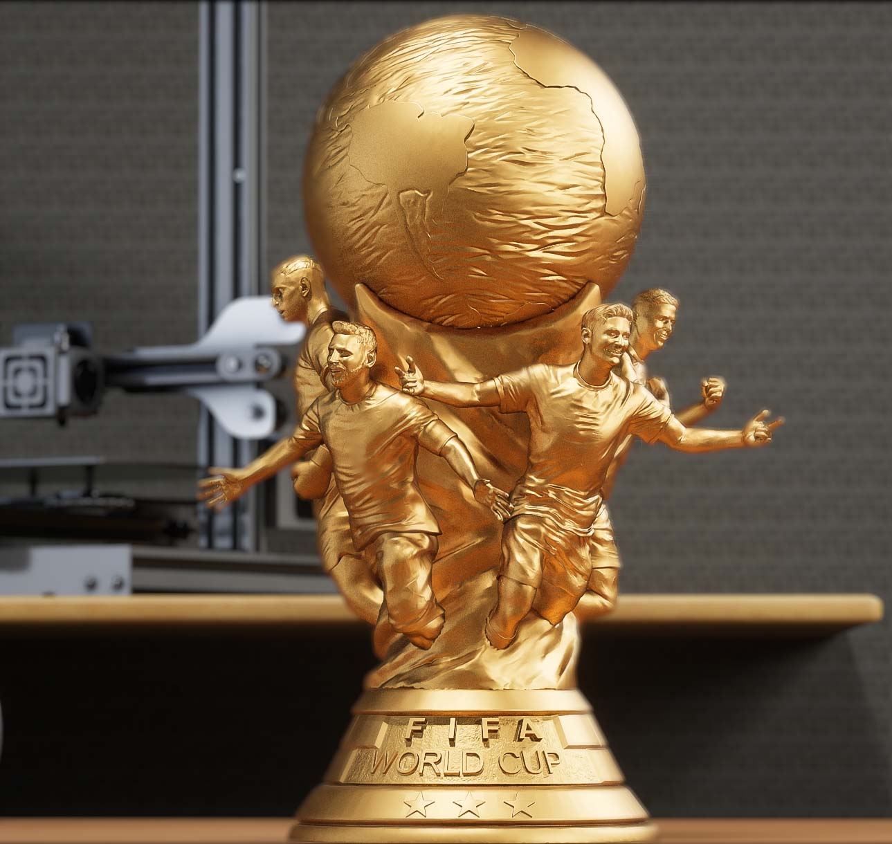 大力神杯 阿根廷專題版3D打印模型