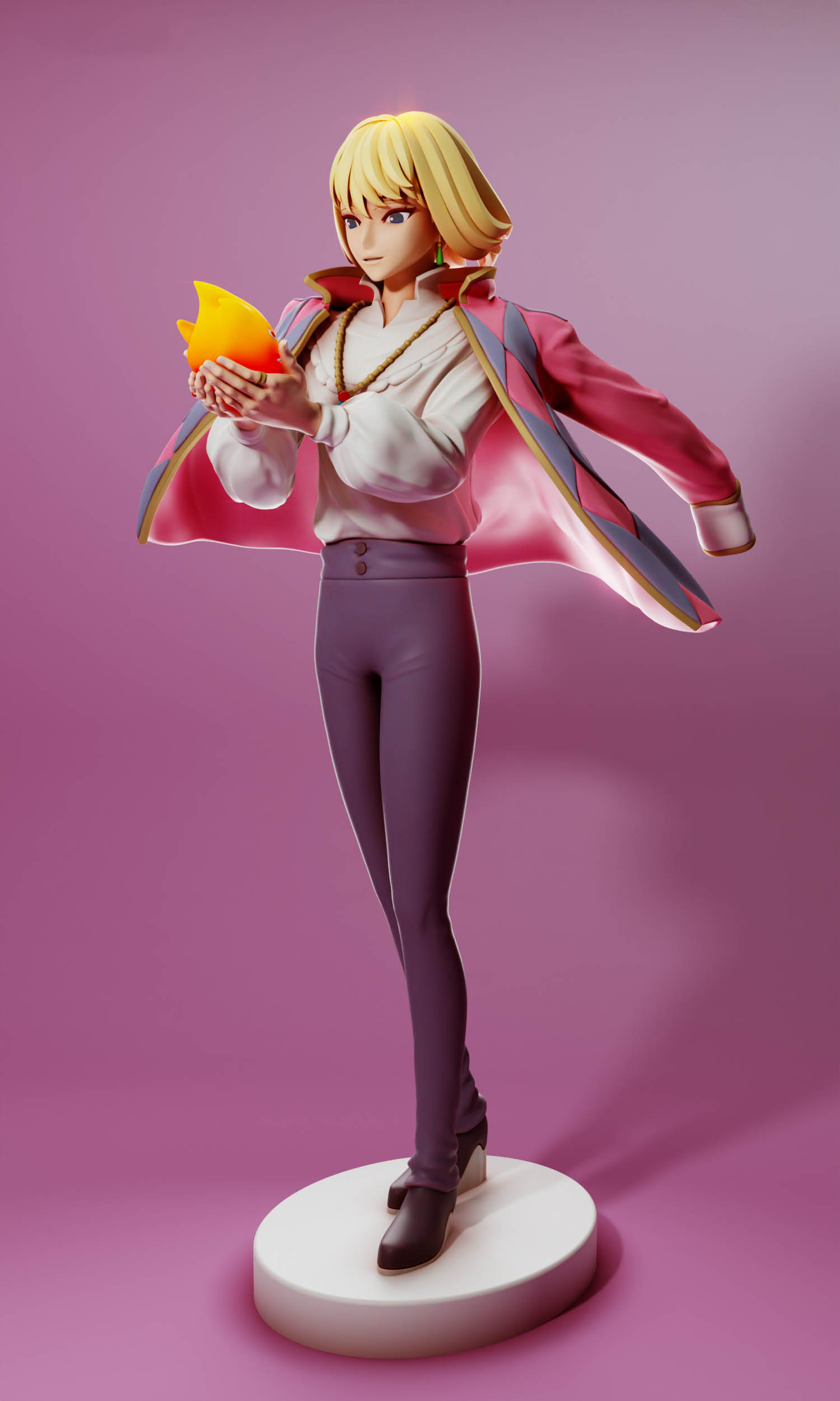 哈爾的移動(dòng)城堡 哈爾3D打印模型