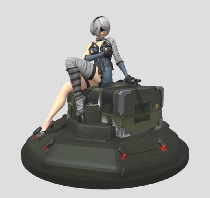 尼爾 2B3D打印模型