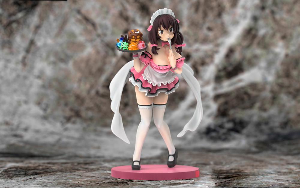 為美好的世界獻(xiàn)上祝福  蕓蕓3D打印模型