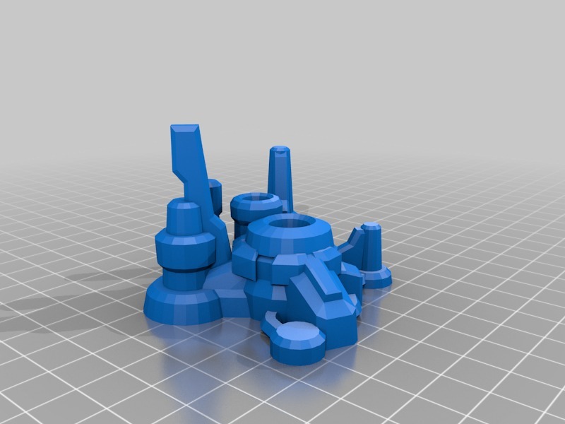 星際爭霸2人族軍械庫3D打印模型