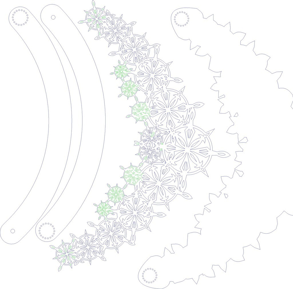 皮革項鏈3D打印模型