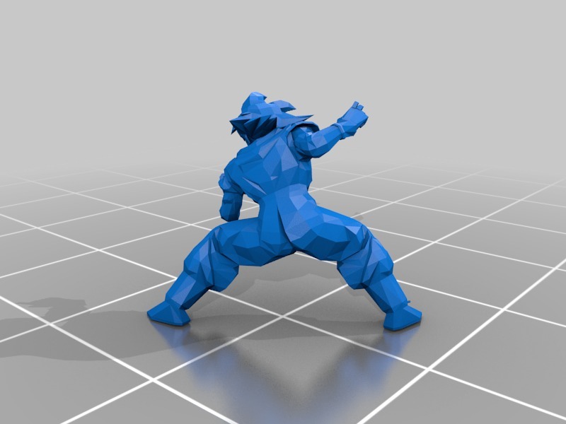 龍珠Z悟空手辦3D打印模型