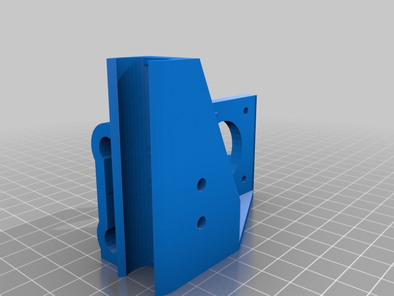 垂直X軸3D打印模型