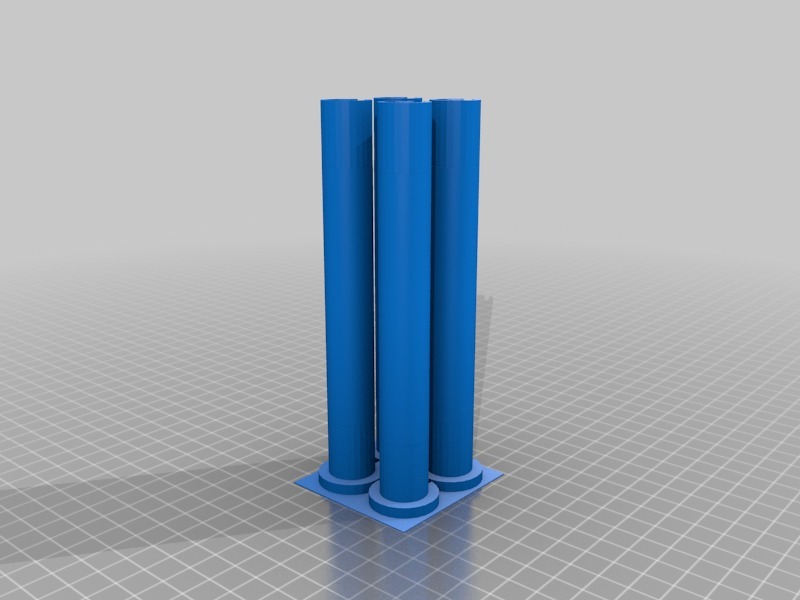 四軸飛行器手臂3D打印模型