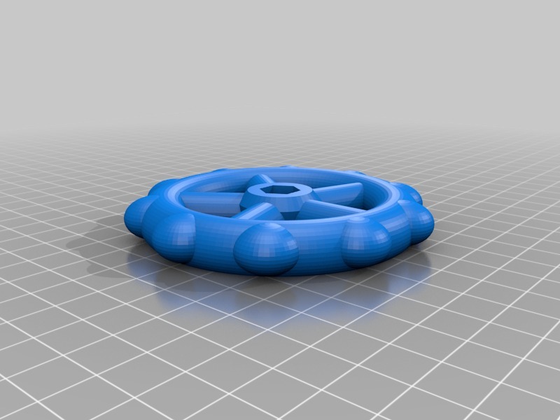 簡(jiǎn)易工業(yè)水龍頭把手3D打印模型