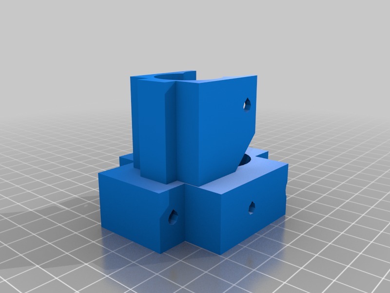 孟德?tīng)朌C擠出機(jī)3D打印模型