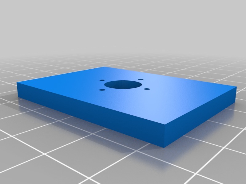 標準伺服夾具3D打印模型