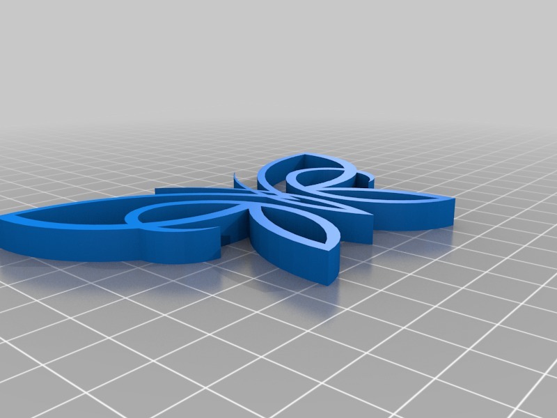 蝴蝶3D打印模型