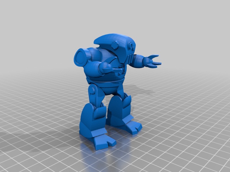 智能機(jī)器人3D打印模型