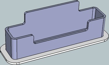 名片夾3D打印模型