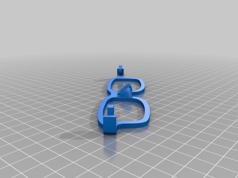 太陽鏡3d打印3D打印模型