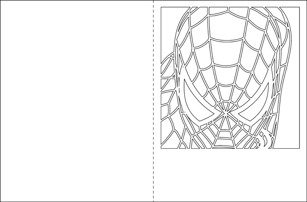 蜘蛛俠賀卡3D打印模型