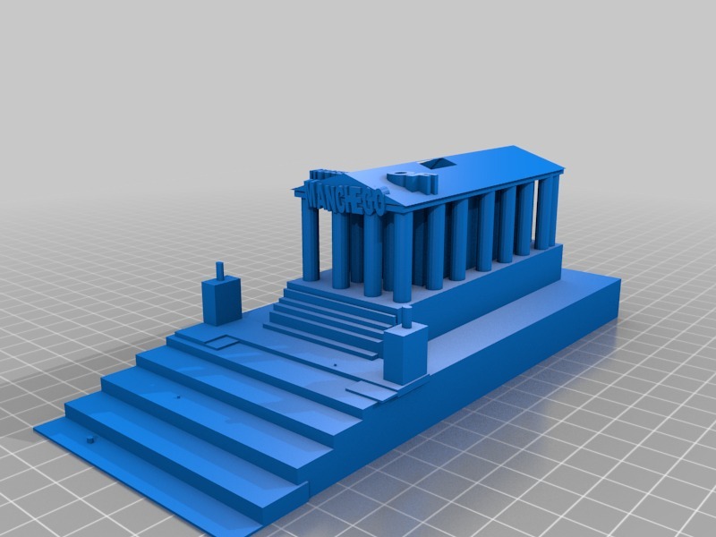 Glen Ellyn公共圖書館3D打印模型