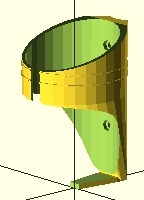 自行車水壺架3D打印模型