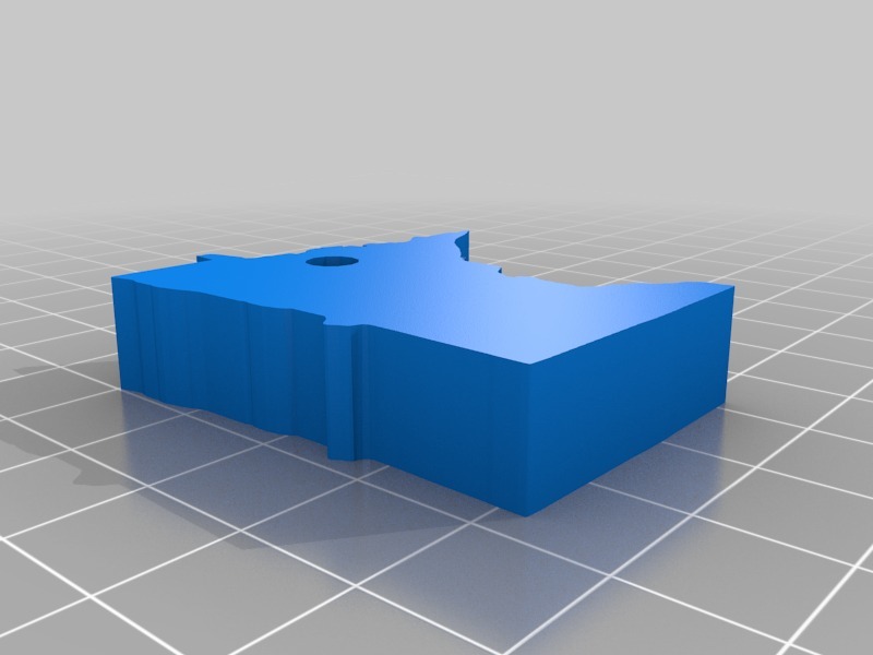明尼蘇達(dá)州鑰匙扣3D打印模型