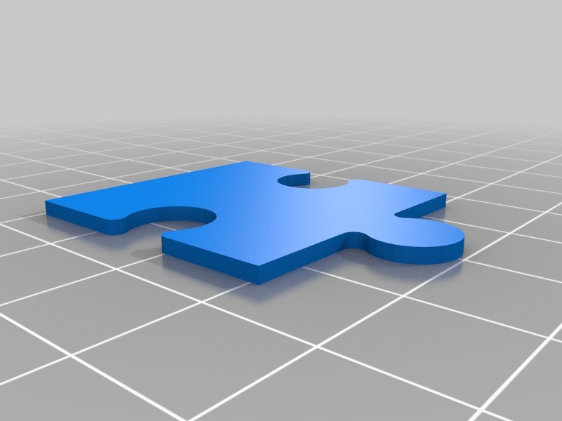 拼圖瓷磚3D打印模型